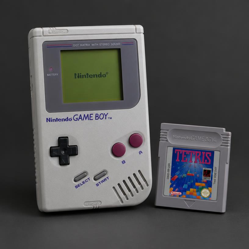 Game Boy DMG + Tetris — Refurbished — new screen lens, no dead lines