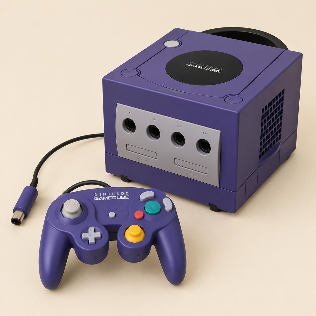 Nintendo GameCube — Indigo — Refurbished — laser calibrated, new clock battery