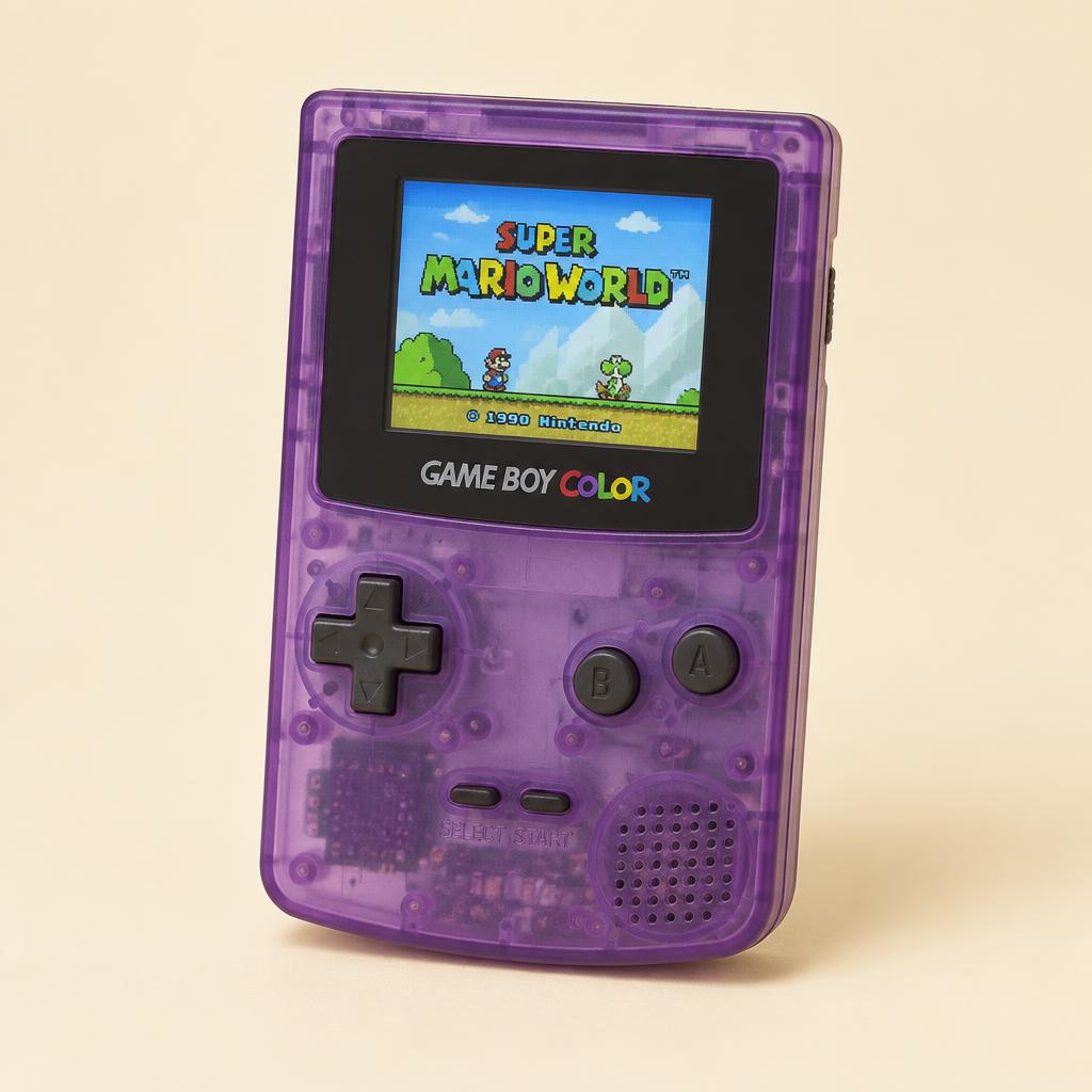 Game Boy Color — Atomic Purple — Refurbished — new screen lens, membranes renewed