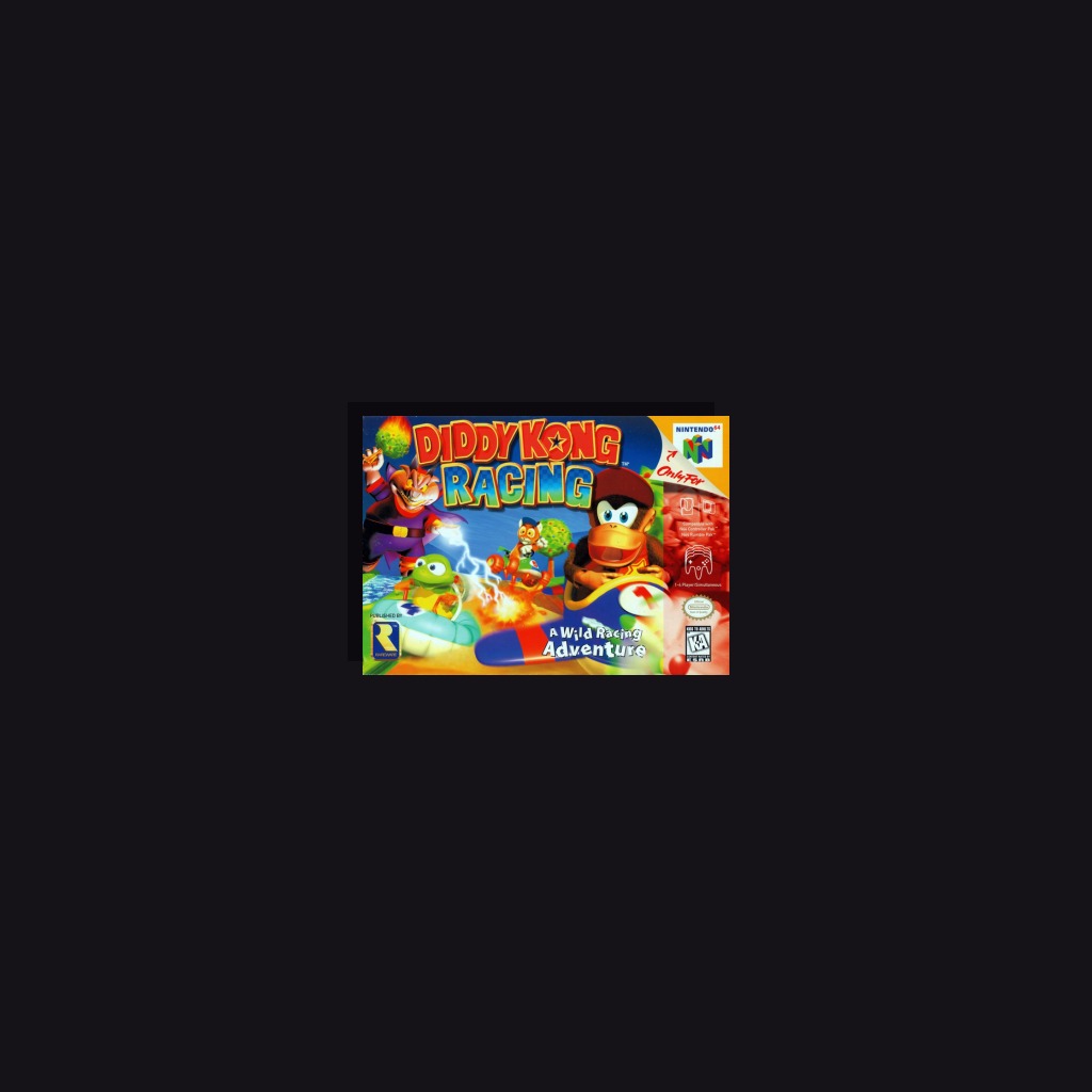 Diddy Kong Racing (N64) — Very good — label intact, contacts polished