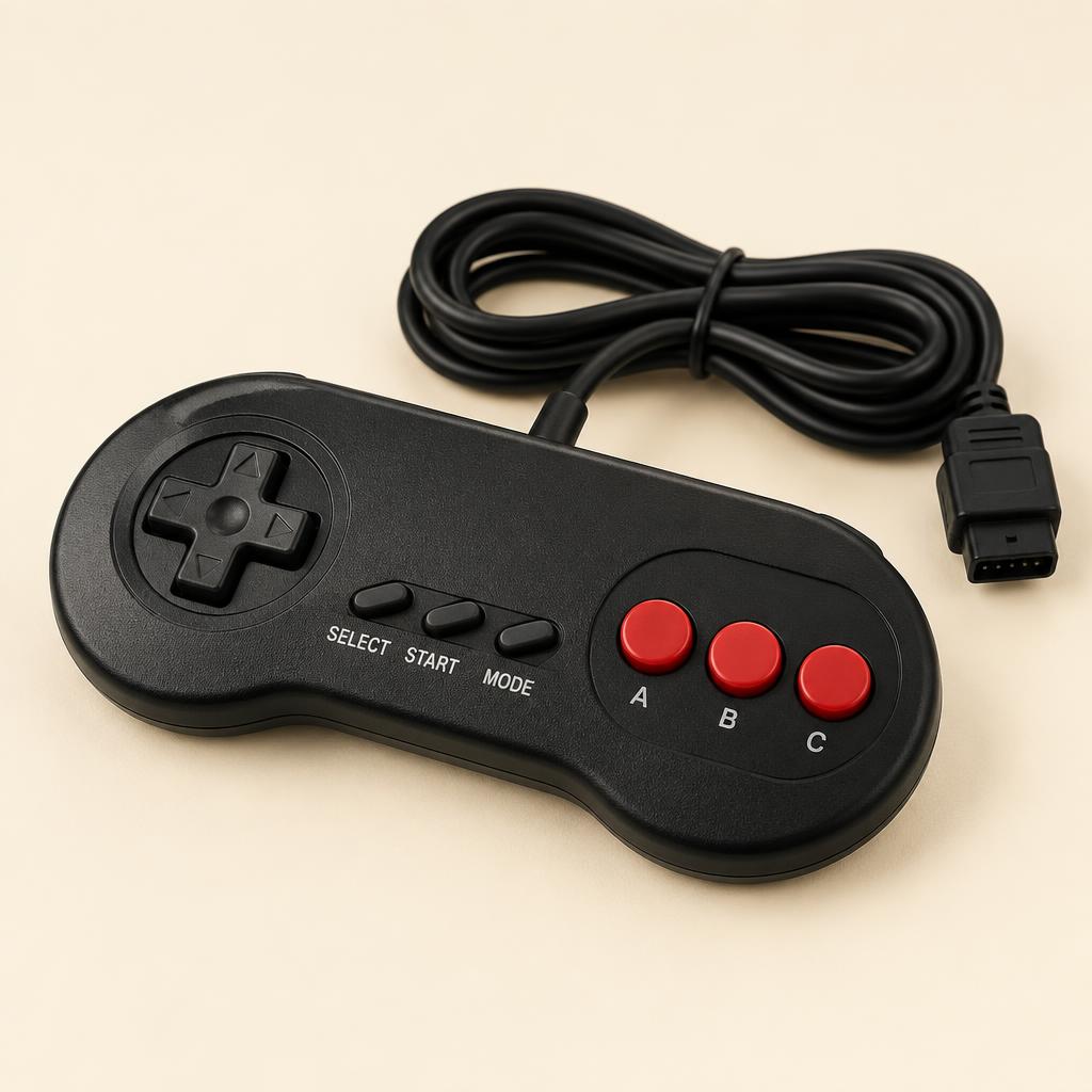 Mega Drive 3-button controller — Refurbished — new membranes