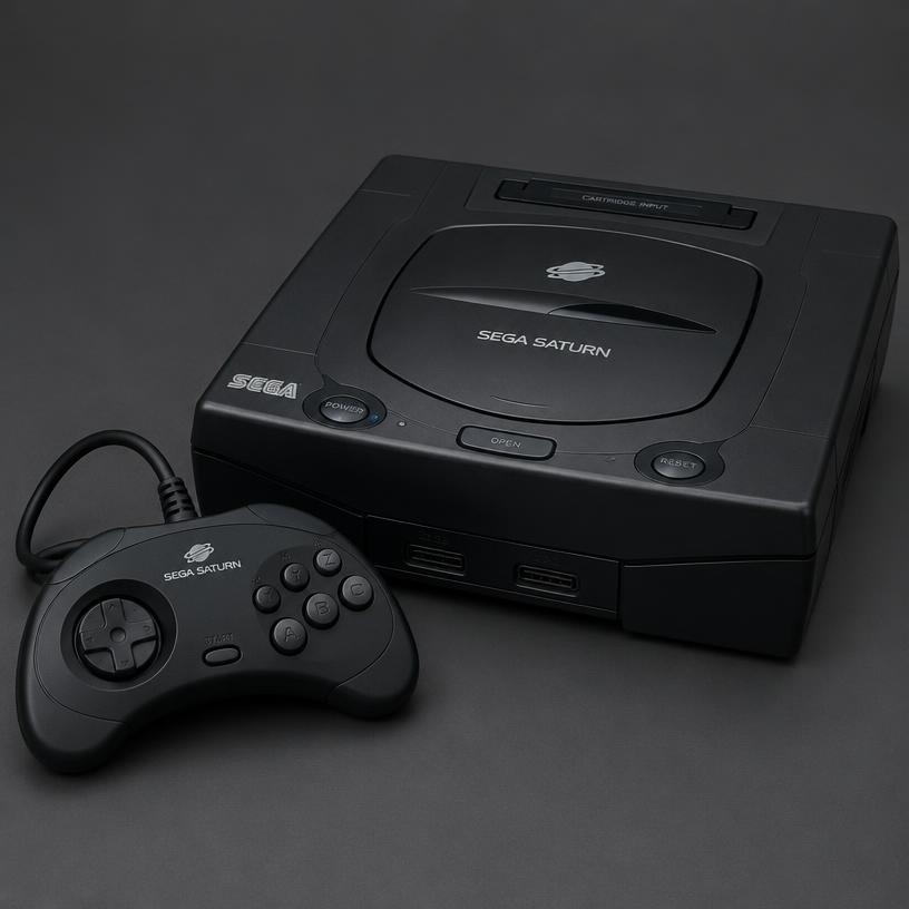 Sega Saturn (PAL) — Refurbished — new laser lens fitted