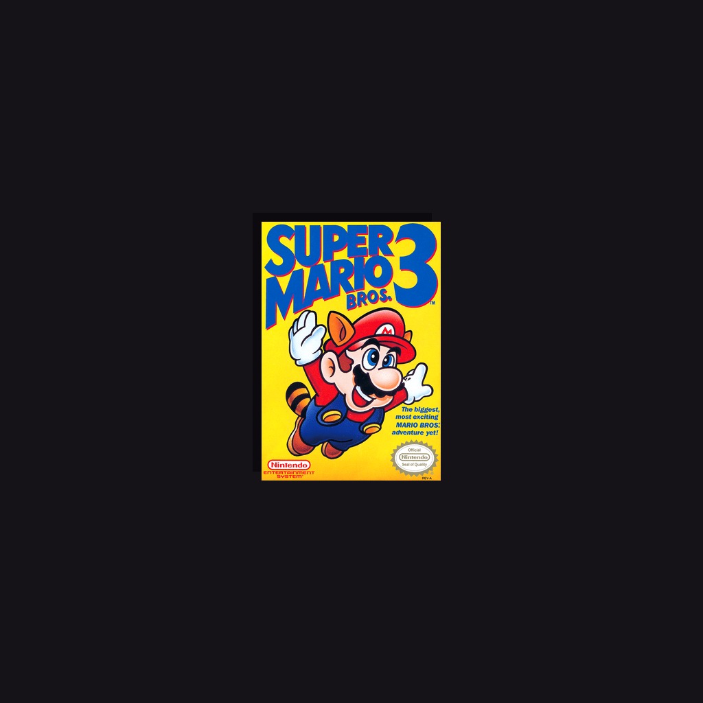 Super Mario Bros. 3 (NES) — Very good — label intact, contacts polished